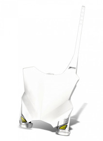 Cycra 21-23 Kawasaki KX450X Stadium Number Plate - White - 1CYC-0701-42