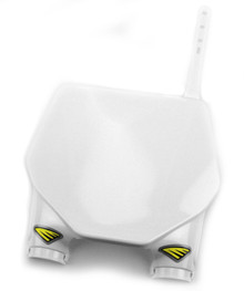 Cycra 08-09 Honda CRF250R-450R Stadium Plate - White - 1CYC-1205-42
