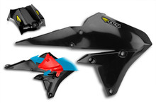 Cycra 15-19 Yamaha WR250F Powerflow Radiator Shrouds - Black - 1CYC-1778-12