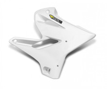 Cycra 05-22 Yamaha YZ125-250/X Powerflow Radiator Shrouds - White - 1CYC-1783-42