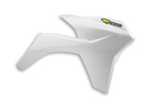 Cycra 11-13 KTM 125-500 SX/XC/SX-F/XC-F/XC-W/XCF-W/EXC-F Powerflow Radiator Shrouds - White - 1CYC-1896-42
