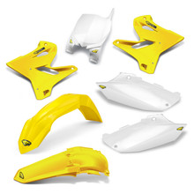 Cycra 05-14 Yamaha YZ125/250 Powerflow Full Body Kit - Light Gold/White - 1CYC-9315-66W