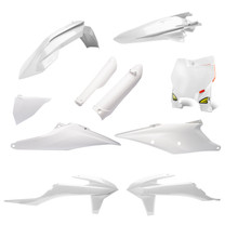 Cycra 19-22 KTM 125-450 SX/XC/SX-F/XC-F Powerflow Body Kit - White - 1CYC-9326-42