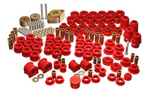 Energy Suspension 07-11 Jeep JK 4dr Red Hyper-Flex Master Bushing Set - 2.18108R