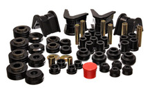 Energy Suspension 73-79 Ford F-150 Pickup 4WD Black Hyper-flex Master Bushing Set - 4.18107G