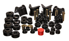 Energy Suspension 73-79 Ford F-150 Pickup 4WD Black Hyper-flex Master Bushing Set - 4.18107G