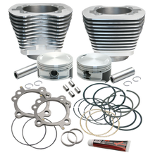S&S Cycle 99-16 BT Replacement 3-7/8in Bore Cylinder & Piston Kit For S&S 106in Stroker Kit - Silver - 910-0199