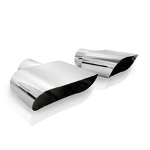Stainless Works Wide Oval Challenger R/T 2-1/2in Inlet Tips (priced per pair) - 786250