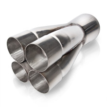 Stainless Works 2.125in four way merge collector with 3.5in OD outlet - MCLC4212-350