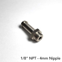 Ticon Industries 4mm Nipple Type 32mm OAL 1/8in NPT Fitting - 124-04001-1032