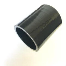 Ticon Industries 4-Ply Black 2.25in Straight Silicone Coupler - 131-05703-0401