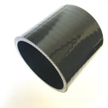 Ticon Industries 4-Ply Black 3.0in Straight Silicone Coupler - 131-07603-0401