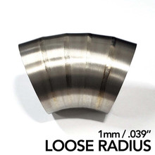 Ticon Industries 3in Dia 1.6D Loose Radius 90Deg Bend 1mm/.039in Pre Welded Titanium Pie Cut - 10pk - 141-07650-1303