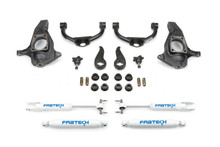 Fabtech 11-19 GM C/K2500HD/3500HD 4in Ultimate System w/Perf. Shocks - K1055