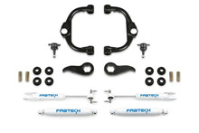 Fabtech 20-21 GM K2500HD 3.5in Bj UCA Kit w/Perf Shks - K1157