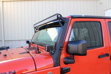 Fishbone Offroad 07-18 Jeep Wrangler JK 52In Light Bar Bracket - FB21014