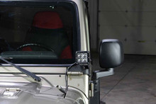 Fishbone Offroad 97-06 Jeep Wrangler TJ Windshield Light Bracket - FB21031