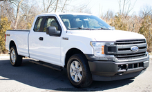 Fishbone Offroad 09-14 Ford F150 Super Crew Cab Oval Side Steps - Black Textured - FB21379