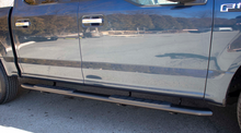 Fishbone Offroad 2015+ Ford F150 Super Crew Cab Oval Side Steps - Black Textured - FB21380