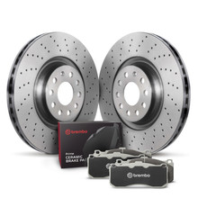 Brembo OE 97-99 Audi A4/A4 Quattro Front Disc Brake Kit - KTX0125