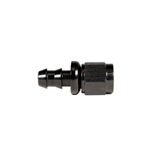 Fleece Performance Universal -6AN Straight to Hose Barb - Black - FPE-PL-00-06