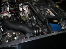 Airaid 99-04 Mustang GT MXP Intake System w/ Tube (Dry / Blue Media) - 453-204