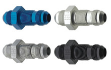 Fragola -4AN Straight Bulkhead - Blue - 483204