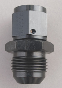 Fragola -6AN Nut x -4AN Male Swivel Reducer - Black - 497206-BL