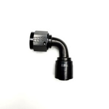 Fragola -8AN 90 Degree Fixed/Single Swivel Sport Crimp Pro Hose End - 8109008
