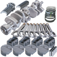 Eagle Chevy LT1 350 1Pc 3.750in Crank 6.000in H-Beam -5cc Flat Top 4.030in Pistons Rotating Assembly - 12111030