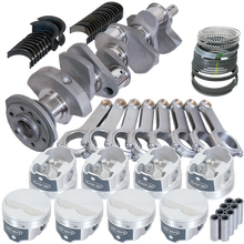 Eagle Chevy 350 3.480in Crank 5.700in H-Beam -3.7cc Flat Top 4.040in Pistons Rotating Assembly - 12302040