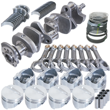 Eagle Chevy 350 3.750in Crank 5.700in I-Beam Rods -7cc Flat Top 4.040in Pistons Rotating Assembly - 13005040