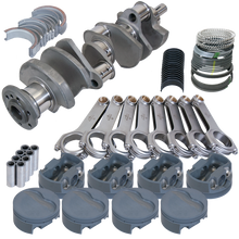 Eagle Pontiac 455 4.500in Crank 6.800in H-Beam -6cc Flat Top 4.155in Pistons Rotating Assembly - 515044155