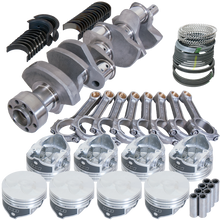 Eagle Chevy 350 1Pc 3.480in Crank 6.000in I-Beam Rod -7cc Flat Top 4.060in Pistons Rotating Assembly - 62005L060