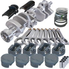 Eagle Chevy 350 1Pc 3.750in Crank 6.000in H-Beam -16cc Inv Dome 4.030in Pistons Balanced Assembly - B12110030