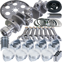 Eagle Chevy 350 1Pc 3.750in Crank 5.700in I-Beam Rods 4.000in Pistons 153 Tooth FP Balanced Assembly - B13005L00053