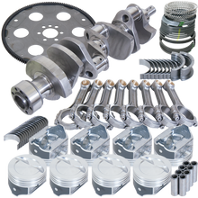 Eagle Chevy 350 1Pc 3.750in Crank 5.700in I-Beam Rod 4.040in Pistons Eagle 153 Tooth FP Bal Assembly - B15454L04053
