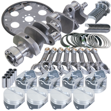 Eagle Chevy 350 1Pc 3.750in Crank 5.700in I-Beam Rods 4.000in Pistons 153 Tooth FP Balanced Assembly - B15505L00053