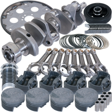 Eagle Chevy 454 1Pc 4.250in Crank 6.385in I-Beam Rod -3cc Flat Top 4.350in Pistons Balanced Assembly - B18020L100