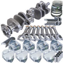 Eagle Chevy 350 1Pc 3.750in Crank 5.700in I-Beam Rods 4.000in Pistons 153 Tooth FP Balanced Assembly - B15455L00053