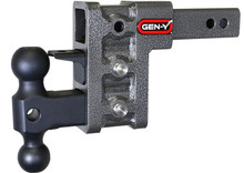 Gen-Y Mega Duty 2in Shank 5in Drop 1.5K TW 10K Hitch w/GH-031 Dual-Ball/GH-032 Pintle Lock - GH-323