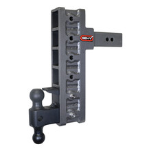Gen-Y Mega Duty 2.5in Shank 12in Offset Drop 21K Hitch w/GH-061 Dual-Ball/GH-062 Pintle Lock - GH-926