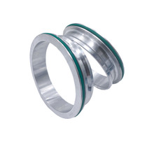 Granatelli 3.0in Stainless Steel Dual Seal Clamp Weld-On Ferrule Set - 318530FS