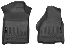 Husky Liners 03-12 Dodge Ram 1500/2500/3500 Series Regular/Quad Cab WeatherBeater Black Floor Liners - 18031