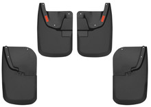 Husky Liners 11-16 Ford F-250 Super Duty/F-350 Super Duty Front and Rear Mud Guards - Black - 56686