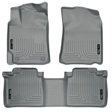 Husky Liners 07-11 Toyota Camry (All) WeatherBeater Combo Gray Floor Liners (One Piece for 2nd Row) - 98512