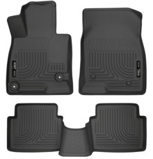 Husky Liners WeatherBeater 14 Mazda 3 Hatch&Sedan Front & Second Row Black Floor Liners - 98651