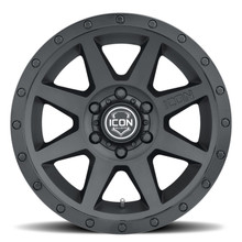 ICON Rebound 17x8.5 6x135 6mm Offset 5in BS 87.1mm Bore Double Black Wheel - 1817856350DB
