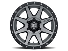 ICON Rebound 17x8.5 6x5.5 25mm Offset 5.75in BS 95.1mm Bore Titanium Wheel - 1817859057TT