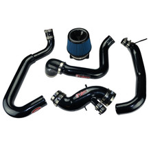 Injen 03-06 Evo 8/9/MR Cast Aluminum Intake System w/ Full Intercooler Piping Black Short Ram Intake - SP1898BLK